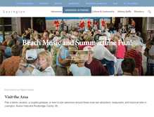 Tablet Screenshot of lexingtonvirginia.com